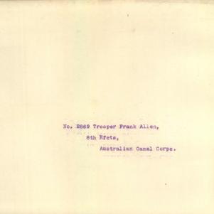Soldier packet page