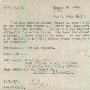 Soldier packet page