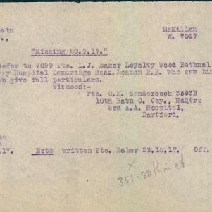 Soldier packet page