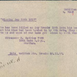 Soldier packet page