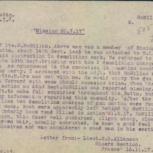 Soldier packet page