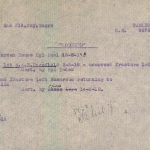 Soldier packet page