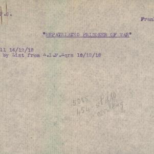 Soldier packet page