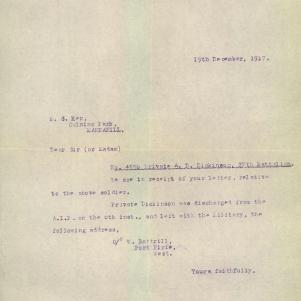 Soldier packet page