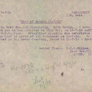 Soldier packet page