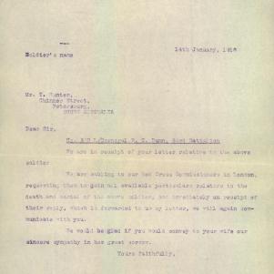 Soldier packet page
