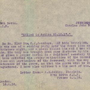 Soldier packet page