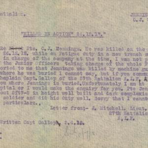 Soldier packet page