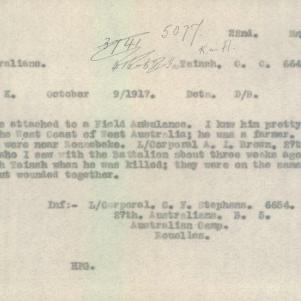 Soldier packet page