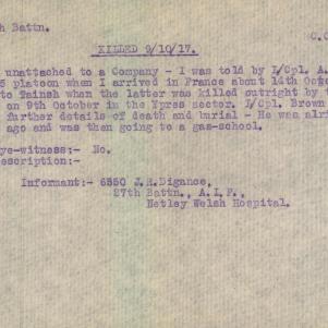 Soldier packet page