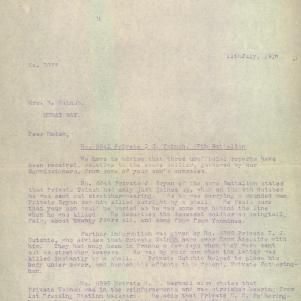 Soldier packet page