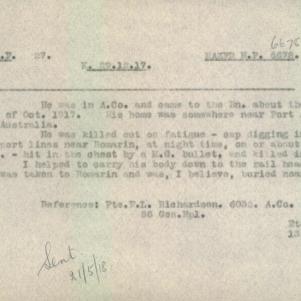 Soldier packet page