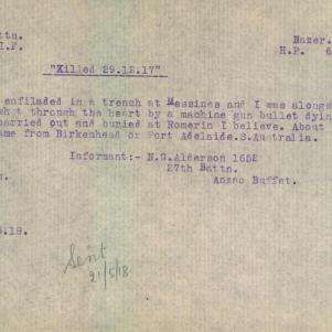 Soldier packet page