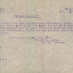 Soldier packet page