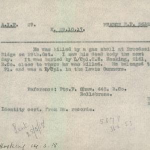 Soldier packet page