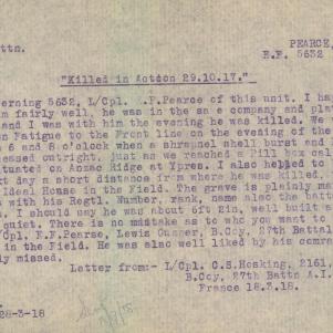 Soldier packet page