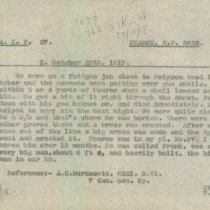 Soldier packet page