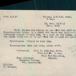 Soldier packet page