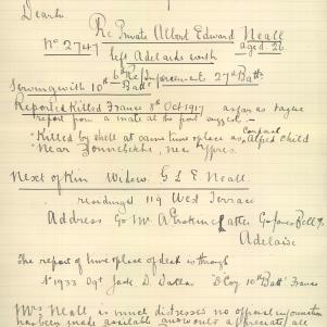 Soldier packet page