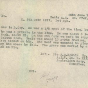 Soldier packet page
