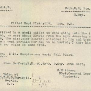 Soldier packet page