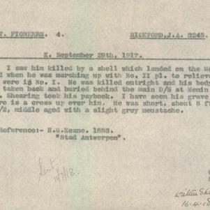 Soldier packet page