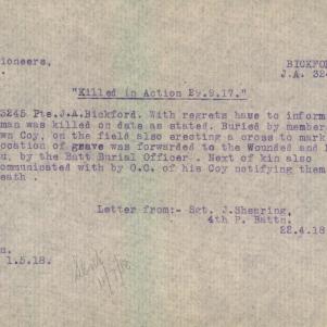 Soldier packet page