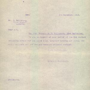 Soldier packet page
