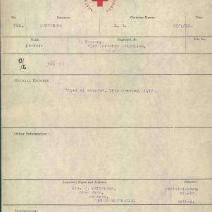 Soldier packet page
