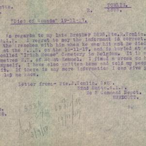 Soldier packet page