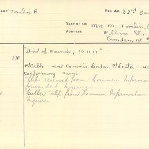 Soldier packet page