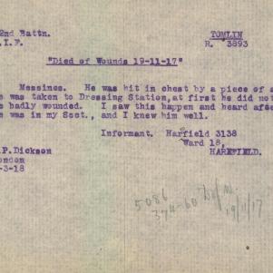 Soldier packet page