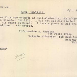 Soldier packet page