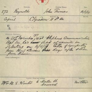 Soldier packet page
