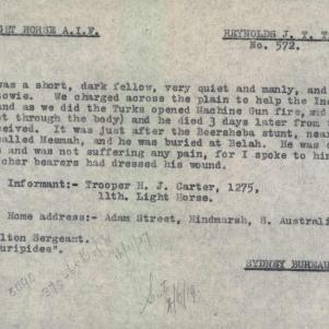 Soldier packet page