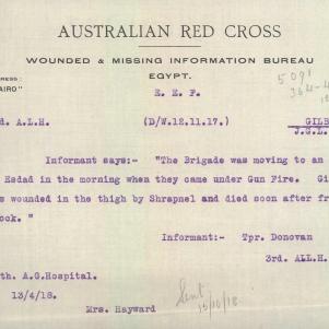Soldier packet page