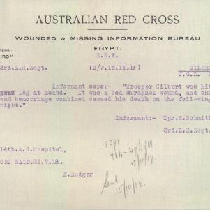 Soldier packet page