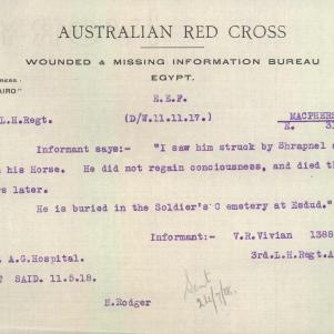 Soldier packet page
