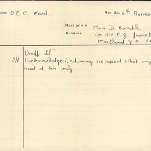Soldier packet page