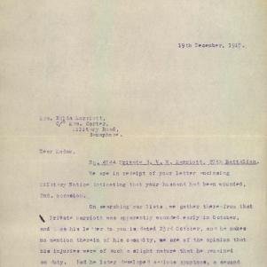 Soldier packet page