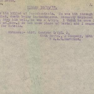 Soldier packet page