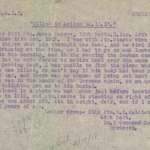 Soldier packet page