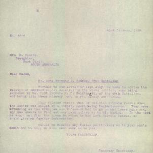 Soldier packet page