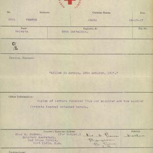 Soldier packet page