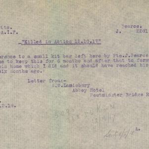 Soldier packet page