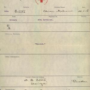 Soldier packet page