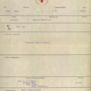 Soldier packet page