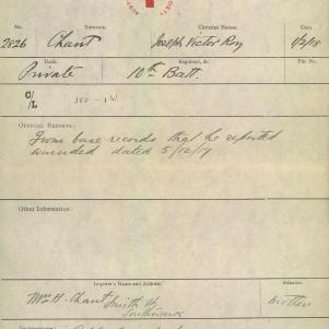 Soldier packet page