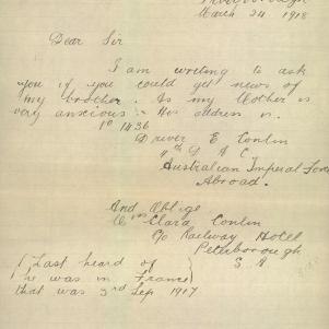 Soldier packet page