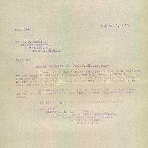 Soldier packet page
